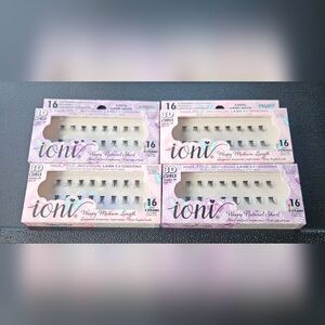 4 x Ioni 3D Faux Mink Lash Extensions In Assorted Lengths BNIB